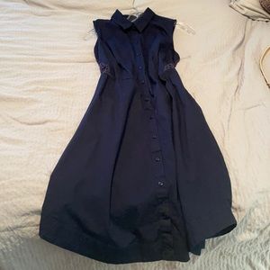 Blue Sleeveless Roz and Ali Dress